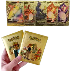 Pokemon Golden Cards Gold Foil Set 10 Pcs - Rokomari